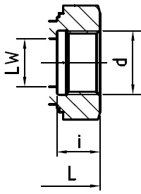 Рис.2. Схема соединения блочного крана BKH-G12 DN 13 PN500 с отв. MHA