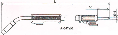 Рис.1. Схема горелки А-547уМ