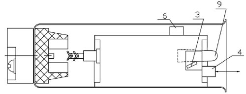 Рис.5. Положение защелки при установке и при съеме модуля подсветки