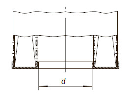 Рис.2. Схема элемента фильтрующего гидравлического С4ФГМ и С5ФГМ (остальное см. рис.1)