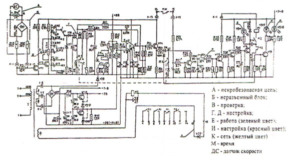 Рис.1. Схема электрическая принципиальная УКС-1