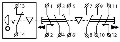"схема подключения XAL-B3-2913"