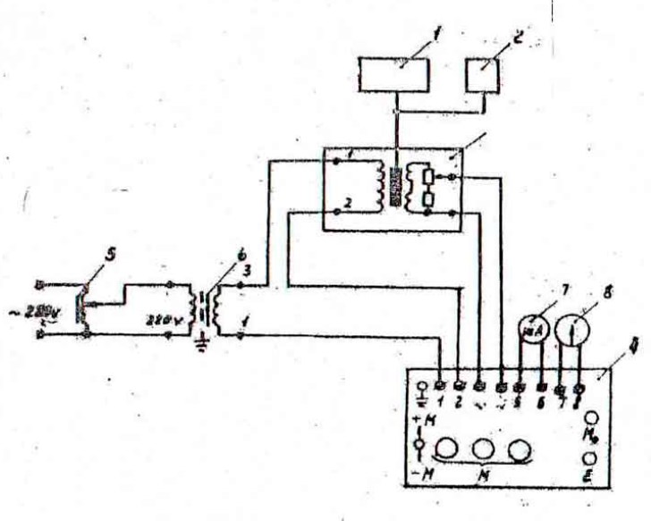 Рис.3 Схема электрическая принципиальная манометра ДМ-3583м