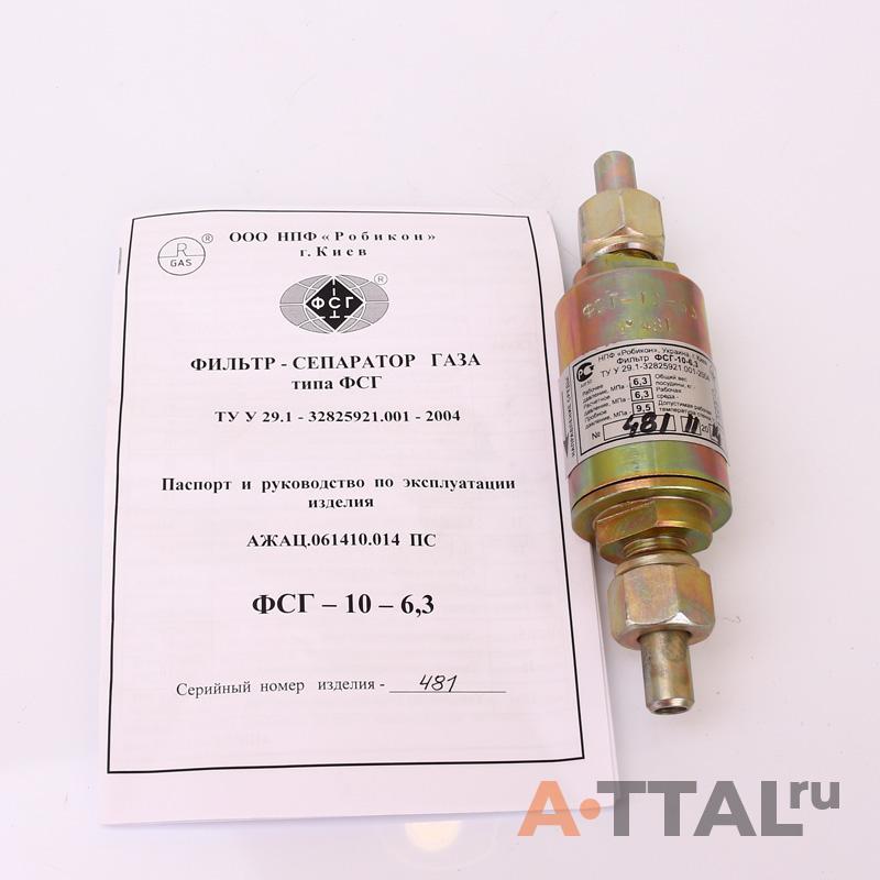 Фильтр для очистки импульсного газа ФСГ-10-6,3 фото 2
