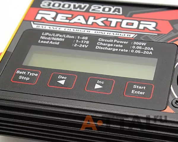 Зарядное устройство Turnigy Reaktor 300W 20A 6S фото 4