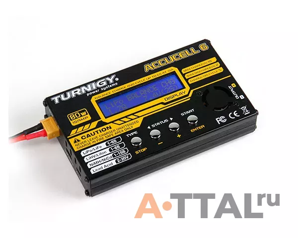 Зарядное устройство Turnigy Accucel-6 80W 10A Balancer/Charger LiHV Capable фото 1