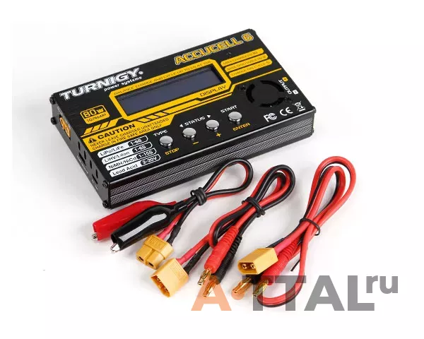 Зарядное устройство Turnigy Accucel-6 80W 10A Balancer/Charger LiHV Capable фото 3