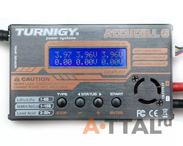 Зарядное устройство Turnigy Accucel-6 50W 5A (Turnigy, ACC6) фото 3