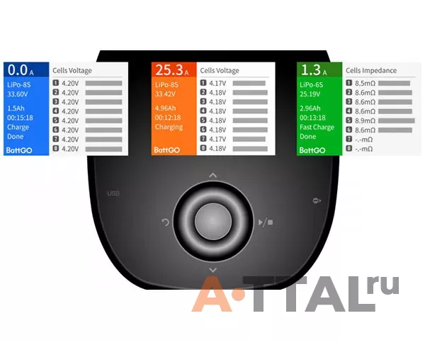 Зарядное устройство ISDT T6 Lite XT60 фото 4