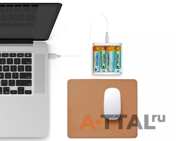 Зарядное устройство ISDT A4  АА-ААА USB фото 3
