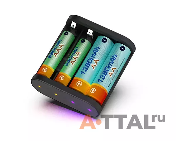 Зарядное устройство ISDT A4  АА-ААА USB фото 4