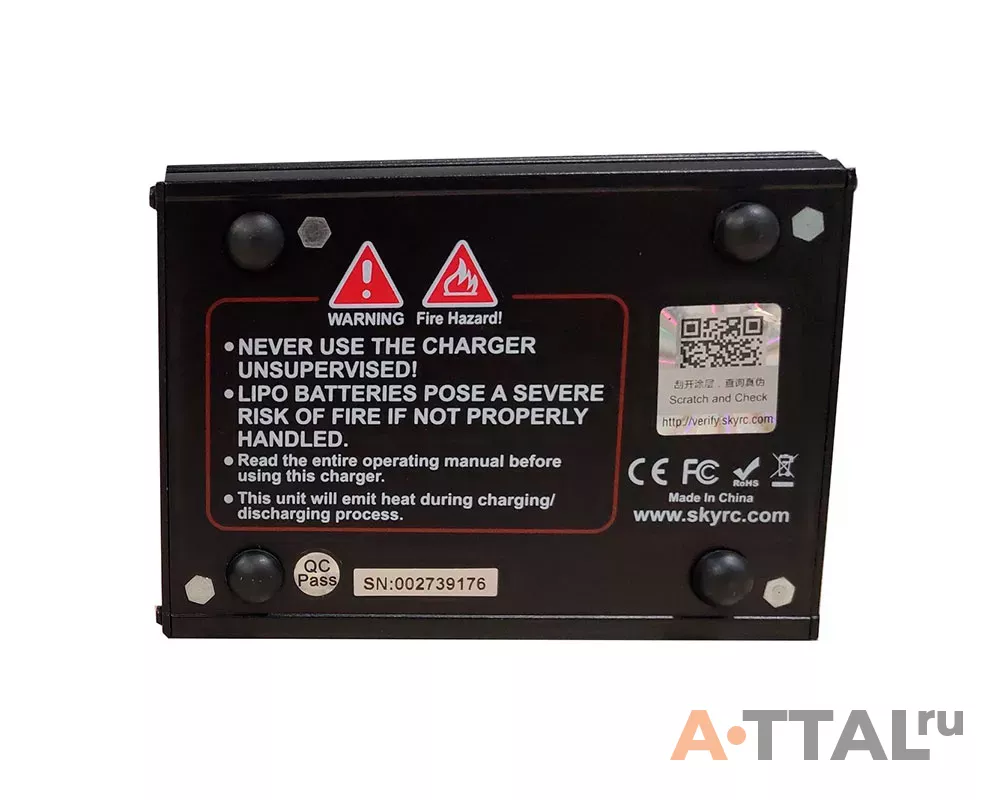 Зарядное устройство SkyRC iMAX B6 Evo 6A/60W без/БП универсальное фото 3