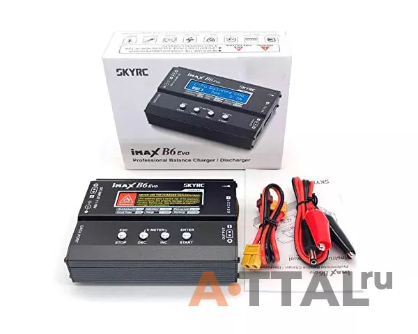 Зарядное устройство SkyRC iMAX B6 Evo 6A/60W с БП 96W универсальное фото 4