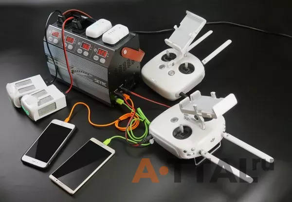 Зарядное устройство SkyRC 4P3 для DJI Phantom 3, 4 фото 2