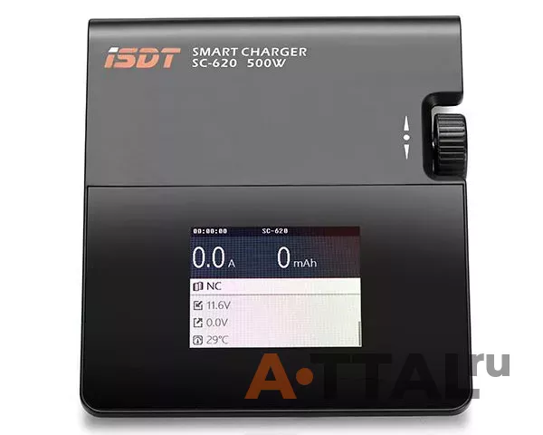 Зарядное устройство ISDT SC-620 XT60 DC 9-30 В 20 A 500 Вт 1-6S фото 4