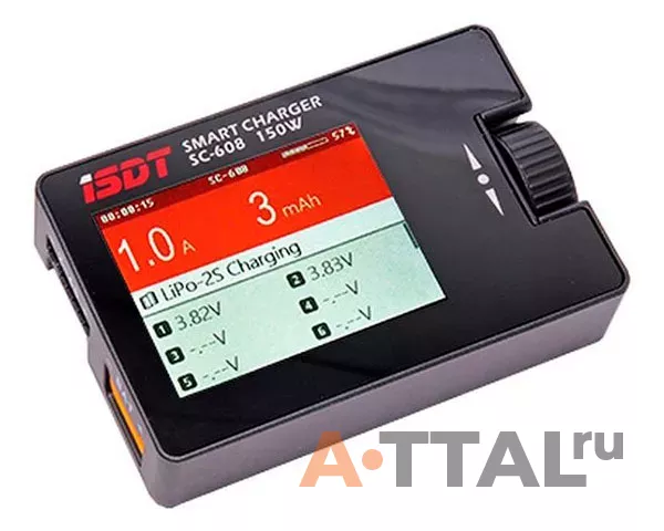 Зарядное устройство ISDT SC-608 XT60 DC 9-32 В 8 A 150 Вт 1-6S фото 3