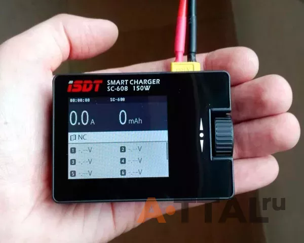 Зарядное устройство ISDT SC-608 XT60 DC 9-32 В 8 A 150 Вт 1-6S фото 4