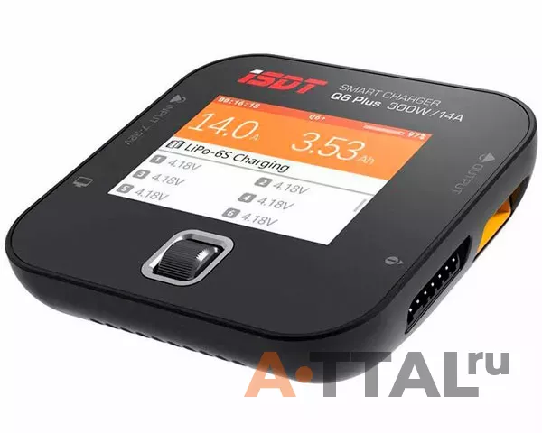 Зарядное устройство ISDT Q6 Plus XT60 DC 7-32 В 14 A 300 Вт 1-6S фото 1
