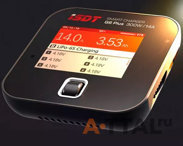 Зарядное устройство ISDT Q6 Plus XT60 DC 7-32 В 14 A 300 Вт 1-6S фото 2