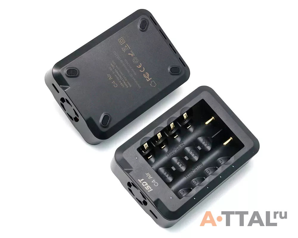 Зарядное устройство ISDT C4 AIR 40W для пальчиковых элементов фото 4