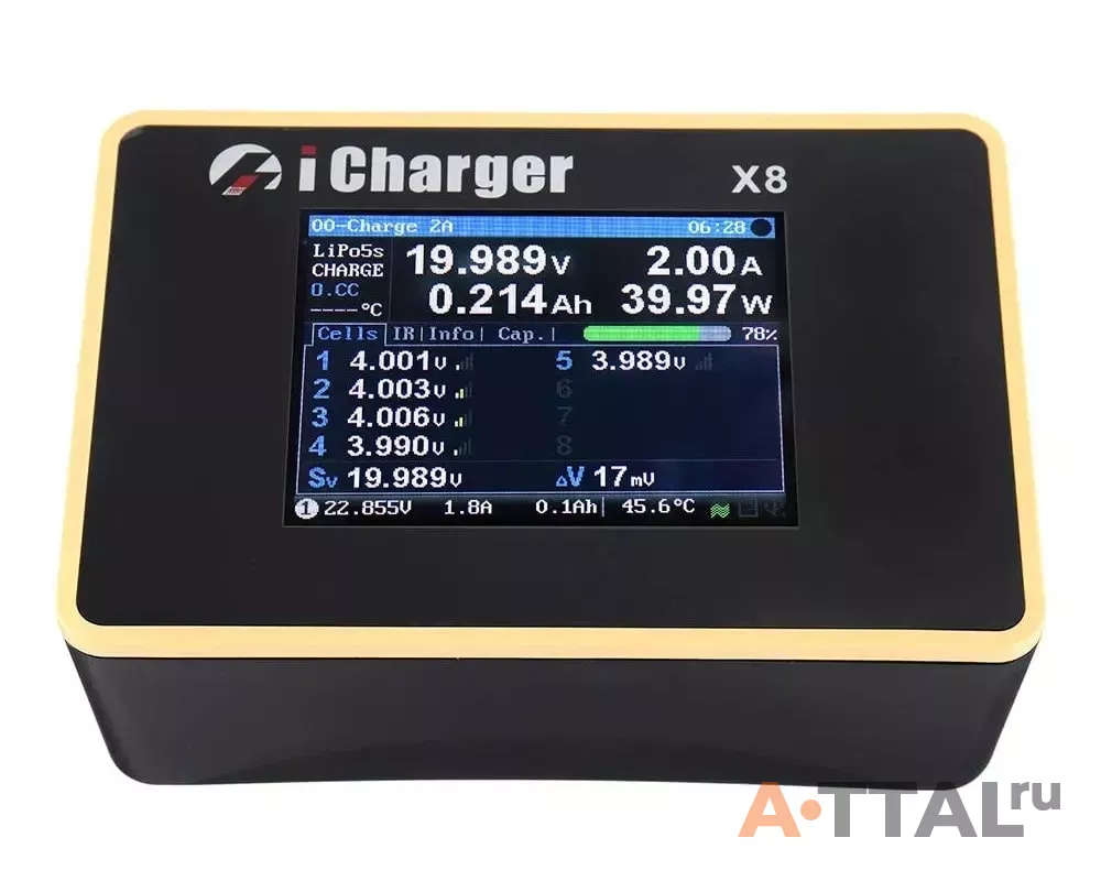 Зарядное устройство iCharger X8 1100W 8S 30A фото 1