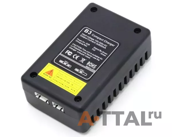 Зарядное устройство HotRC B3 2-3S 10W для Li-Po аккумуляторов фото 3
