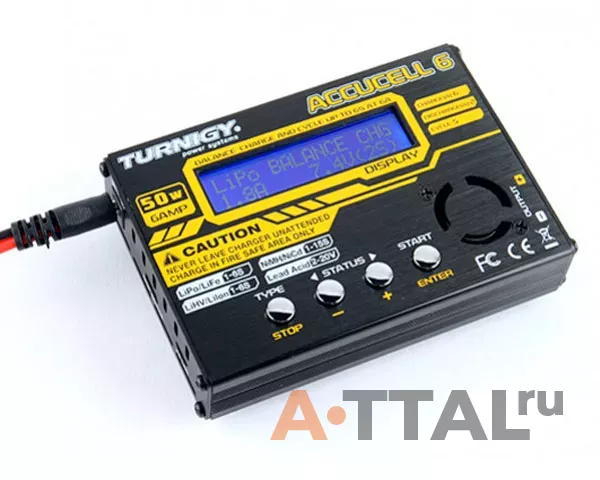 Зарядное устройство Turnigy Accucell-6 50W 6A Balancer/Charger LiHV Capable фото 3