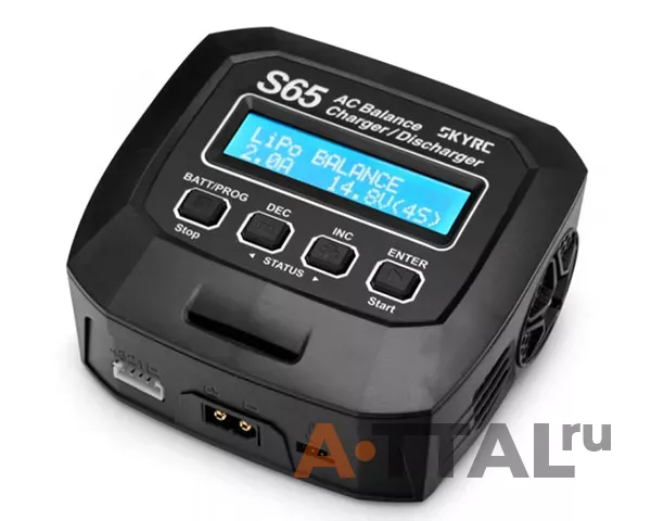 Зарядное устройство SkyRC S65 2-4S 6A/65W с/БП универсальное (SK-100152) фото 1