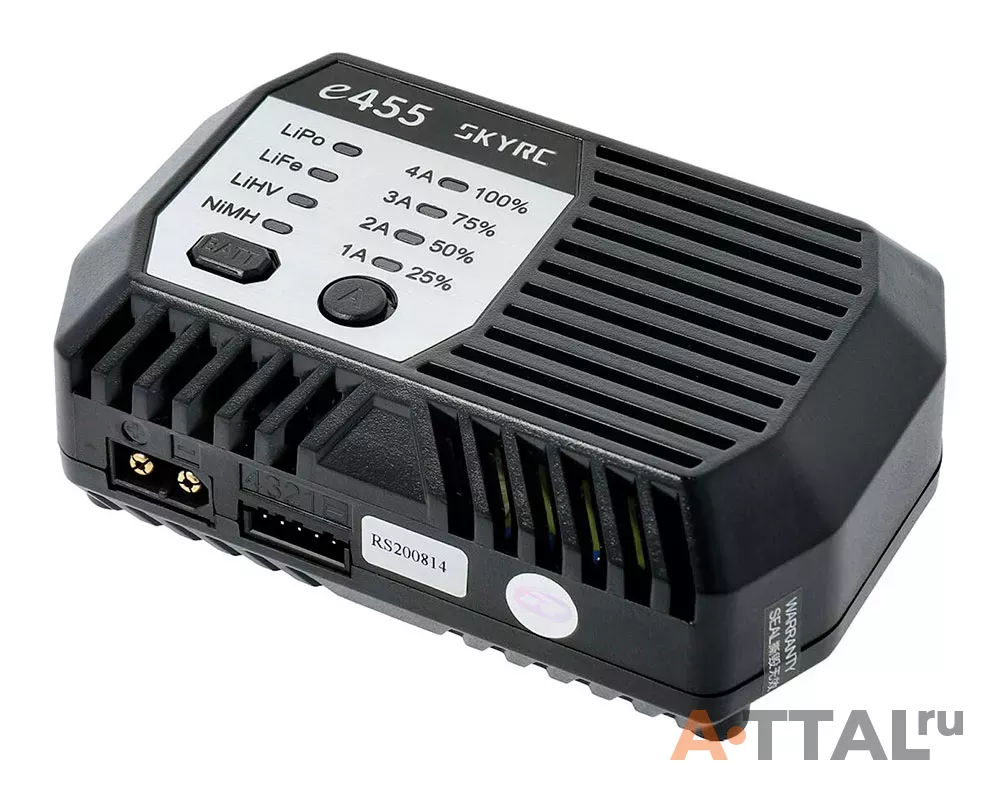 Зарядное устройство SkyRC e455 4A/50W с/БП для Li-Po/Ni-MH аккумуляторов фото 1