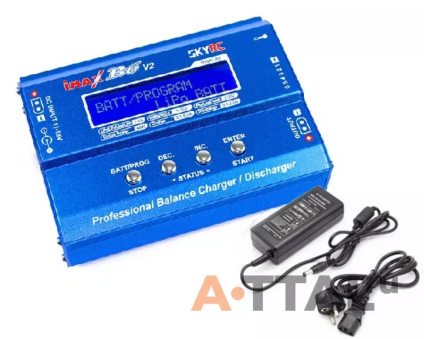 Зарядное устройство SkyRC iMAX B6 V2 6A/60W с БП 96W фото 1