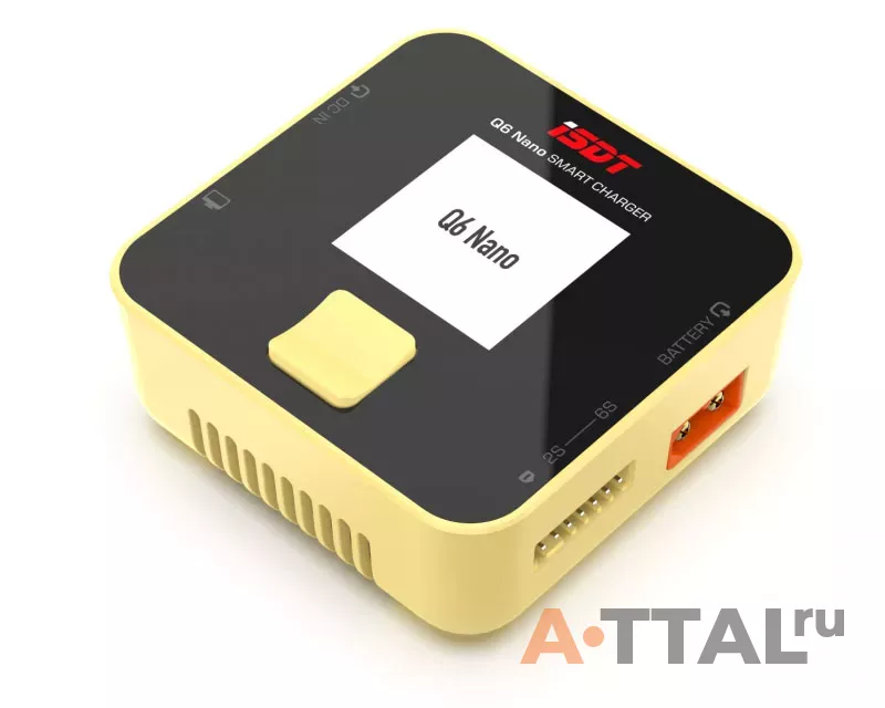 Зарядное устройство ISDT Q6 Nano DC10-30В 1,0-30В 0,1-8А 200Вт (ISDT Q6 Nano) фото 1