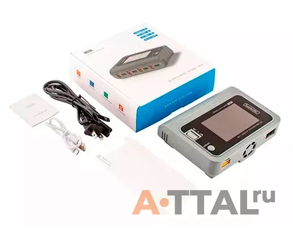 Зарядное устройство ToolkitRC Q4AC 4x50W AC / DC Smart Charger XT30 фото 4