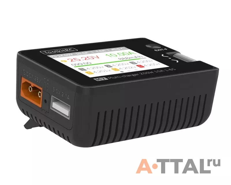 Зарядное устройство ToolkitRC M7 200W 10А фото 3