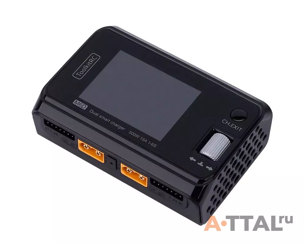 Зарядное устройство ToolkitRC M6D 250W 15A x 2 двухпортовое фото 2