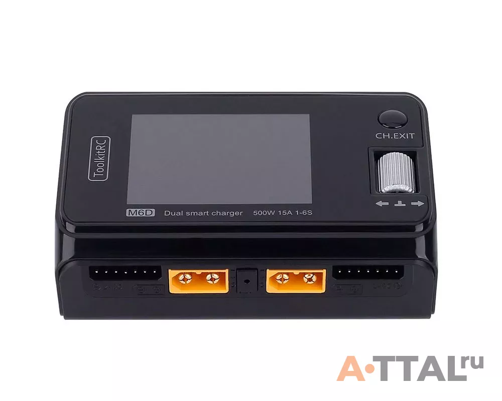 Зарядное устройство ToolkitRC M6D 250W 15A x 2 двухпортовое фото 3