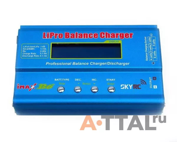 Зарядное устройство SkyRC iMAX B6 на 5A/50W с БП 72W фото 3