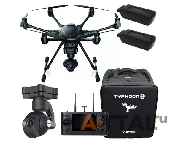 Гексакоптер Yuneec Typhoon H Professional с тепловизионной камерой CGO-ET и 3-мя батареями фото 1