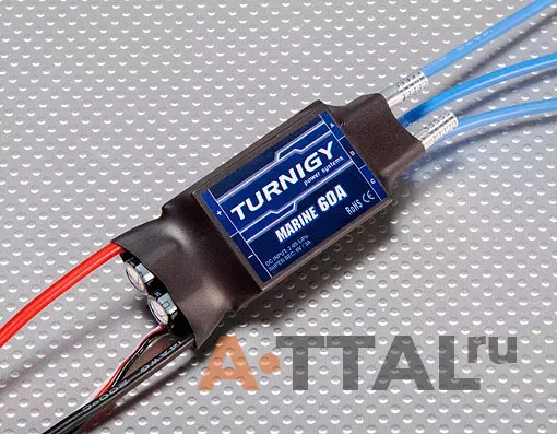Регулятор хода 60A Boat ESC (Turnigy, HOM-60A) фото 1