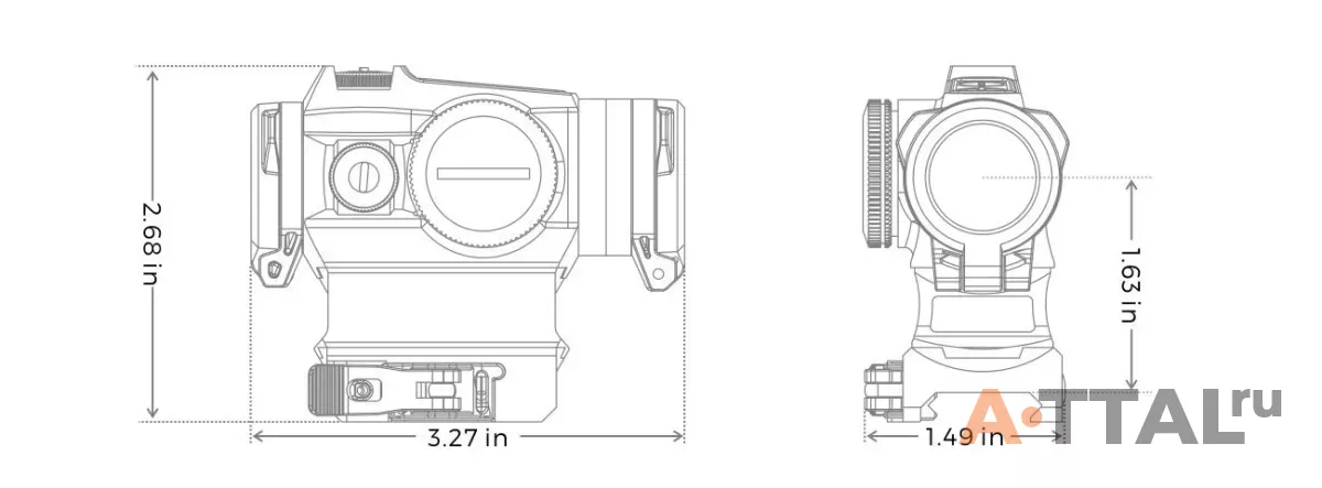 Коллиматор Holosun Micro HS515GM фото 2