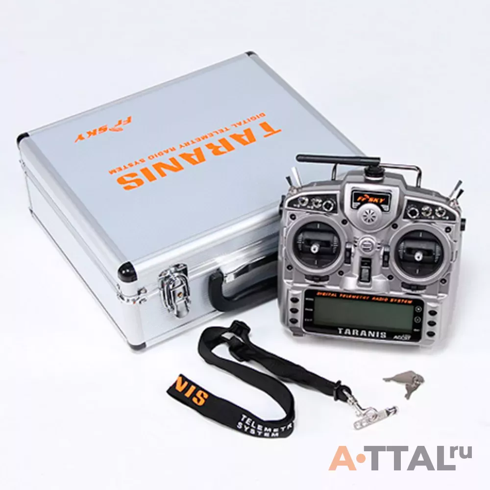 Комплект аппаратуры FrSky Taranis X9D Plus с приемником X8R для авиамоделей с кейсом (FR-X9D+X8R) фото 2