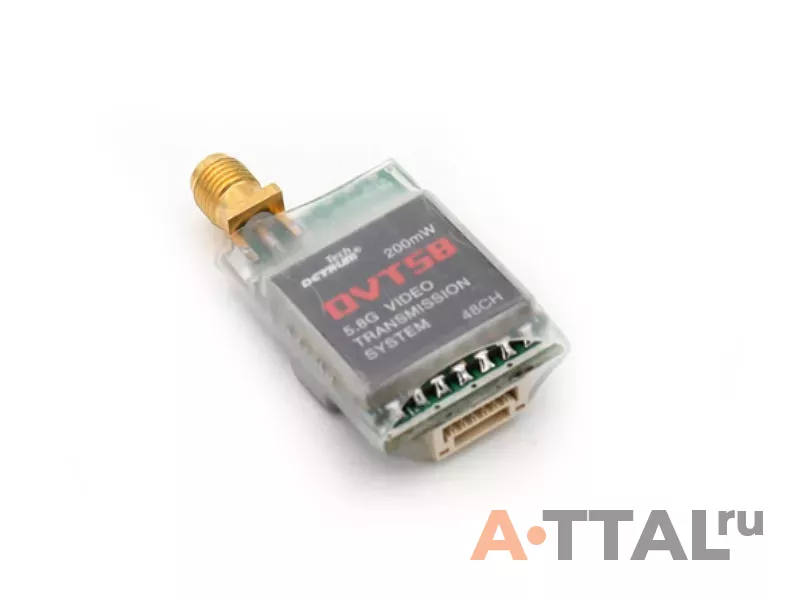 Видеопередатчик FPV Detrum DVT58 5.8G 200mW 800m FPV Video Transmitter фото 1