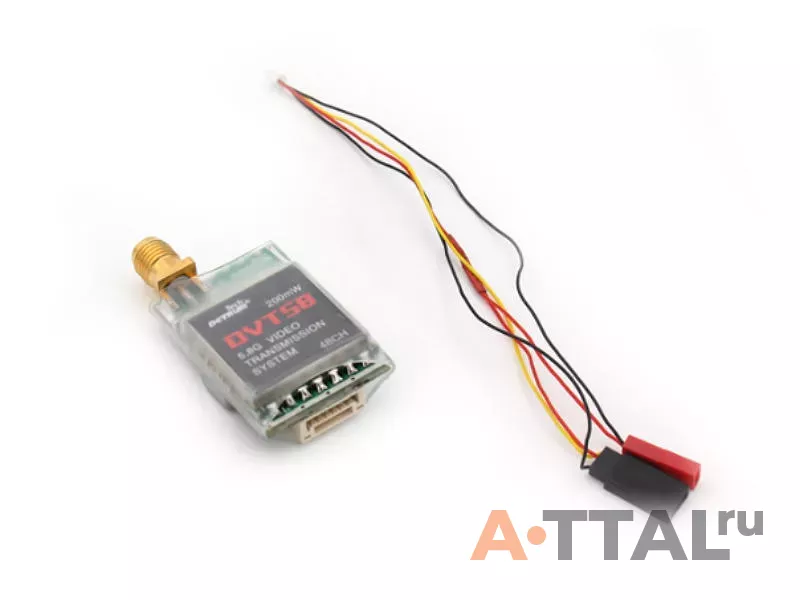 Видеопередатчик FPV Detrum DVT58 5.8G 200mW 800m FPV Video Transmitter фото 2