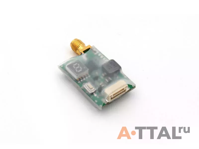 Видеопередатчик FPV Detrum DVT58 5.8G 200mW 800m FPV Video Transmitter фото 4