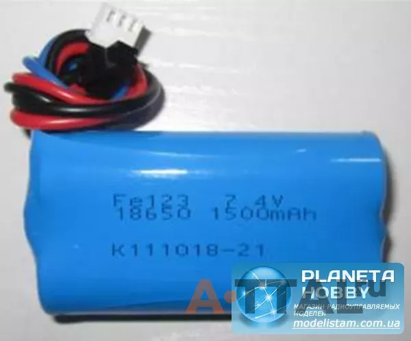 Аккумулятор UDIRC LiPo 7.4V 1500mAh для U12/U12A фото 1