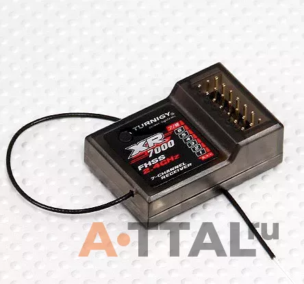 Комплект радиоаппаратуры Hobby Turnigy 6XS 6CH 2.4GHz c 7-канальным приёмником Mode 2 фото 2
