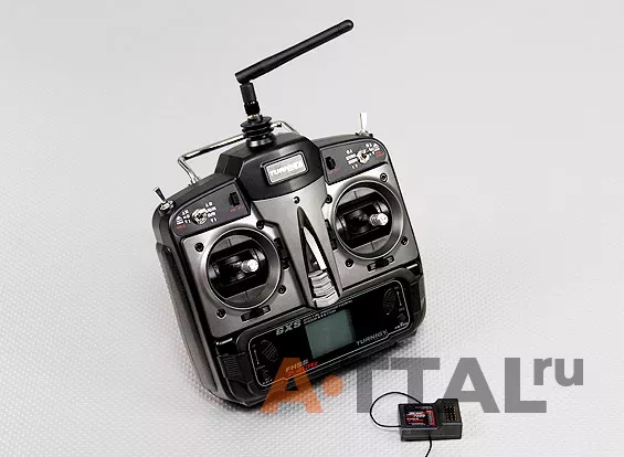 Комплект радиоаппаратуры Hobby Turnigy 6XS 6CH 2.4GHz c 7-канальным приёмником Mode 2 фото 3
