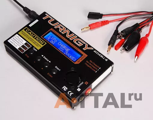 Зарядное устройство Turnigy Accucel-6 50W 5A (Turnigy, 34675) фото 1