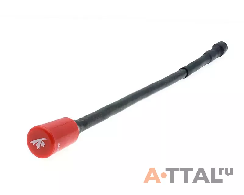 Антенна TrueRC Matchstick 5.8 GHz Carbon (RHCP) SMA 200mm (Red) фото 1