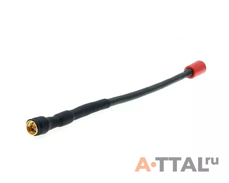 Антенна TrueRC Matchstick 5.8 GHz Carbon (RHCP) SMA 200mm (Red) фото 2