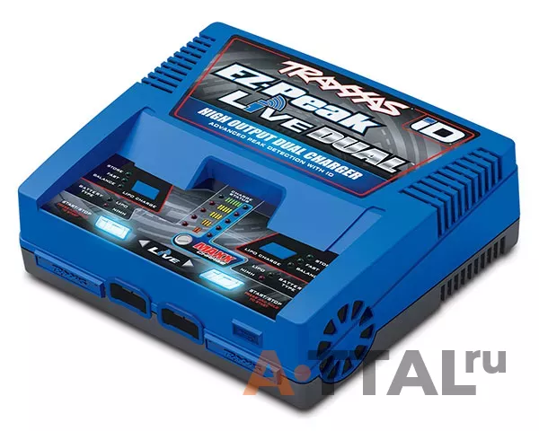 Зарядное устройство Traxxas EZ-Peak Live Dual 100-240 26 А 200 Вт двухканальное (2973) фото 1